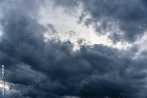 Cloudscape with Dark Storm Clouds