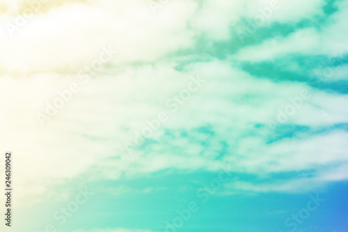 the clouds in the sky filter pastel color sweet vintage background