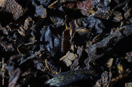 Tea texture background. Macro close up