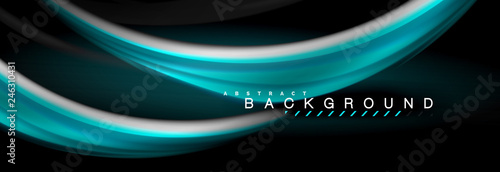 Blurred fluid colors background, abstract waves lines, mixing colours with light effects on light backdrop. Vector artistic illustration for presentation, app wallpaper, banner or posters