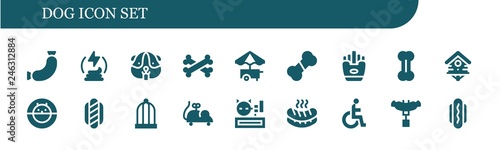  dog icon set