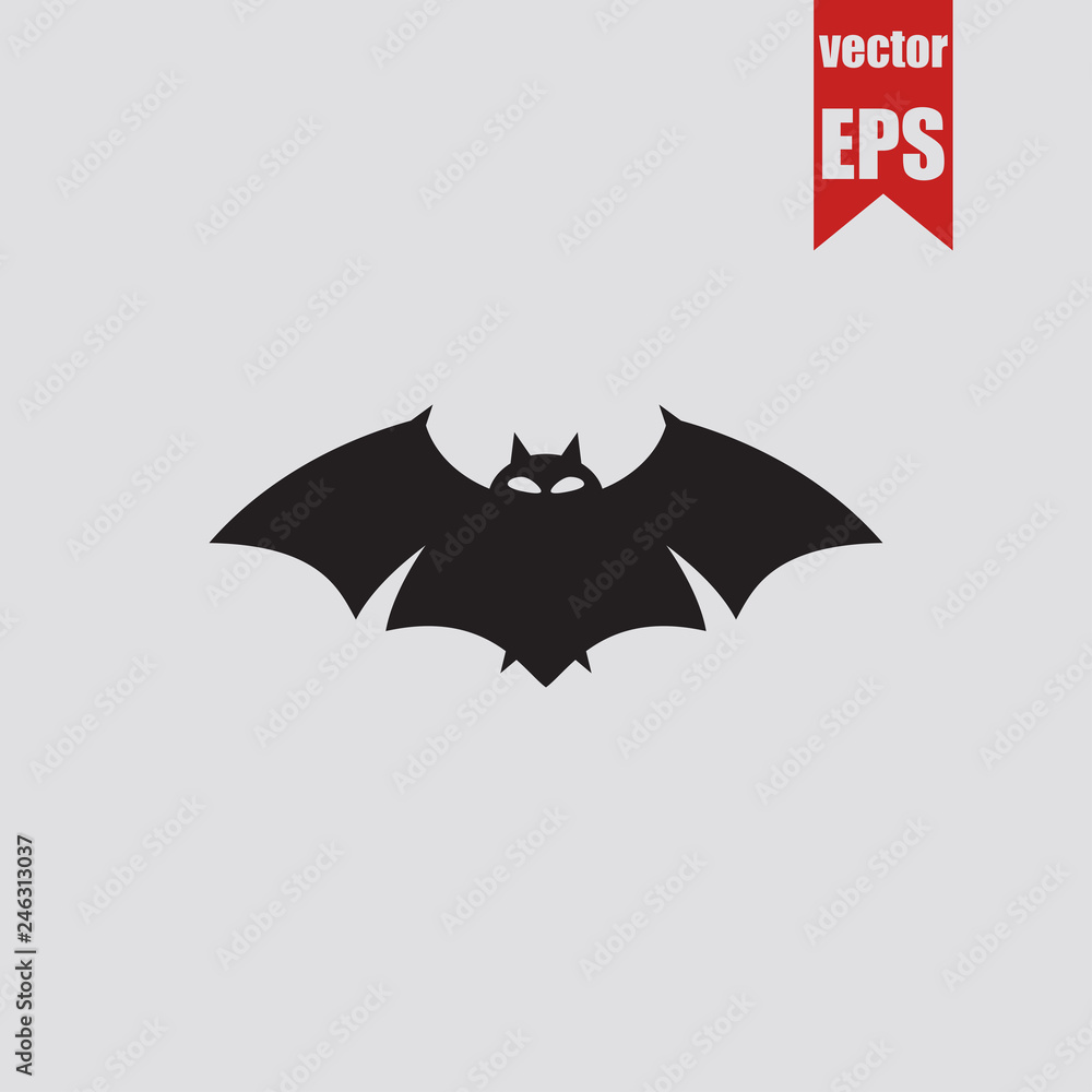 Bat icon.Vector illustration.