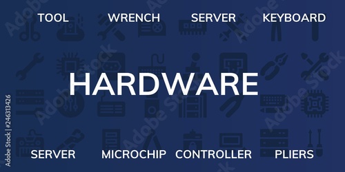  hardware icon set