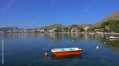 Pine Walk at the Bay of Purto Pollenca, Majorca, Balearic Islands, Spain, Mediterranean, Europe photo