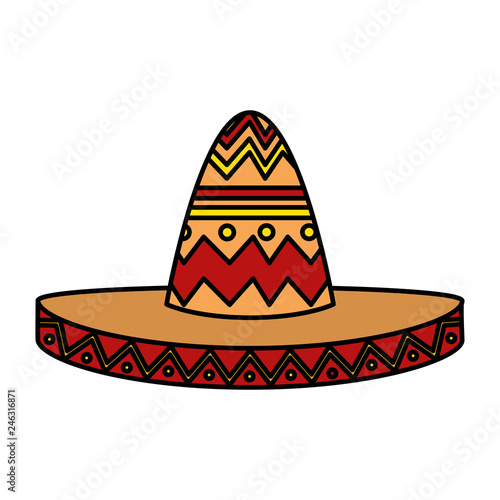 mexican mariachi hat icon