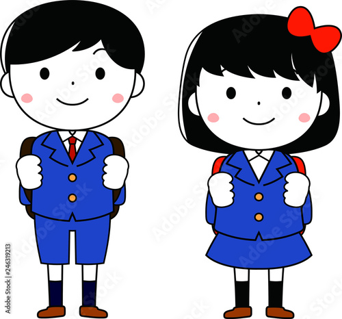 Cute Freshman of the entrance ceremony