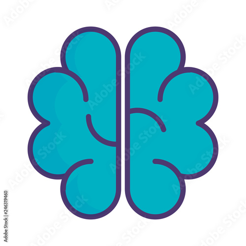 brain storming isolated icon