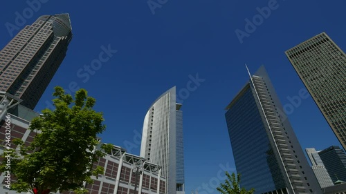 Messeturm, Fair Tower, KT Bank Building and PwC Building, Frankfurt am Main, Hesse, Germany photo