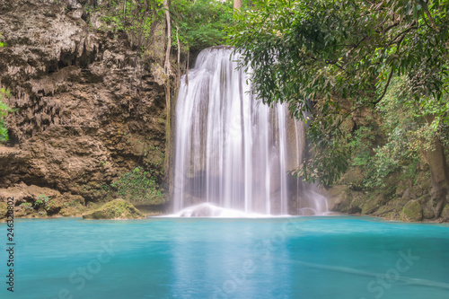 Erawan waterfall in Kanchanaburi  Thailand