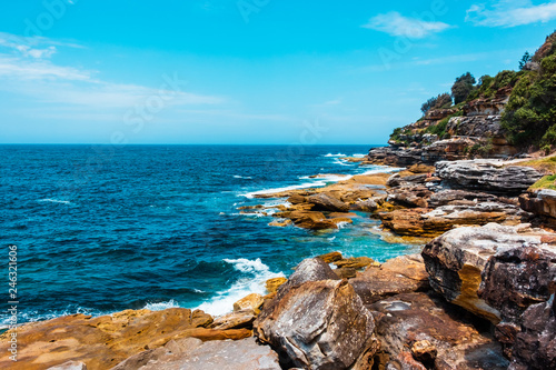 Photography Bondi to Coogee walk in Sydney, New South Wales, Australia