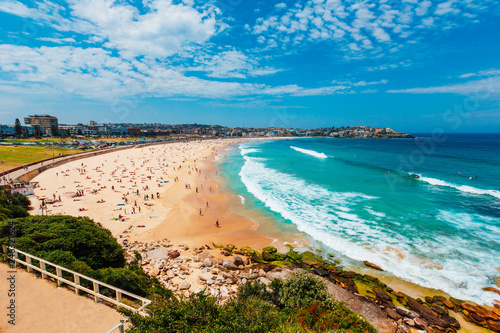 Canvas Print Bondi Beach in Sydney, New South Wales, Australia