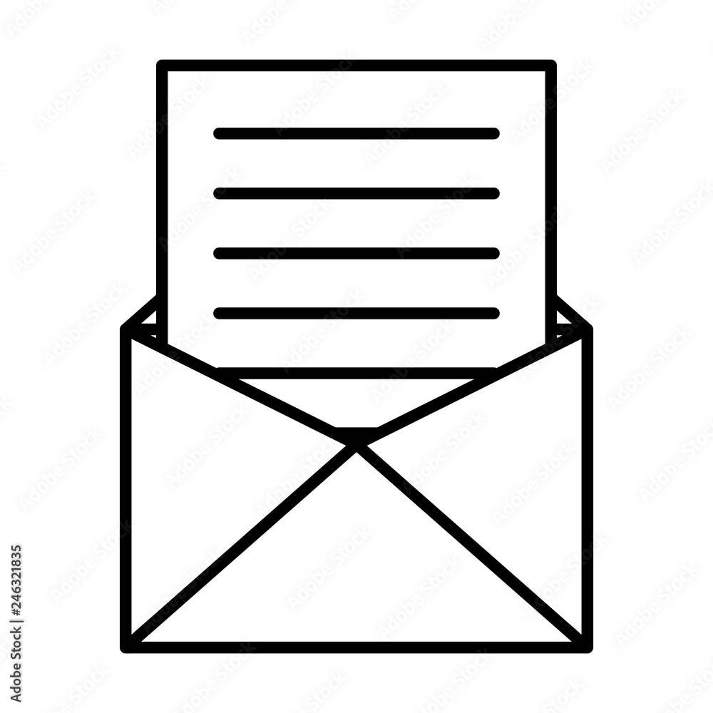 envelope mail isolated icon envelope mail isolated icon