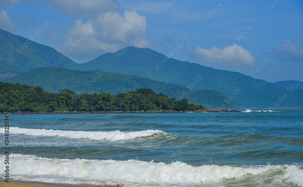 Beautiful sea in Da Nang, Vietnam Beautiful sea in Da Nang, Vietnam