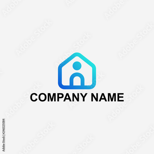 Logo design and logo template