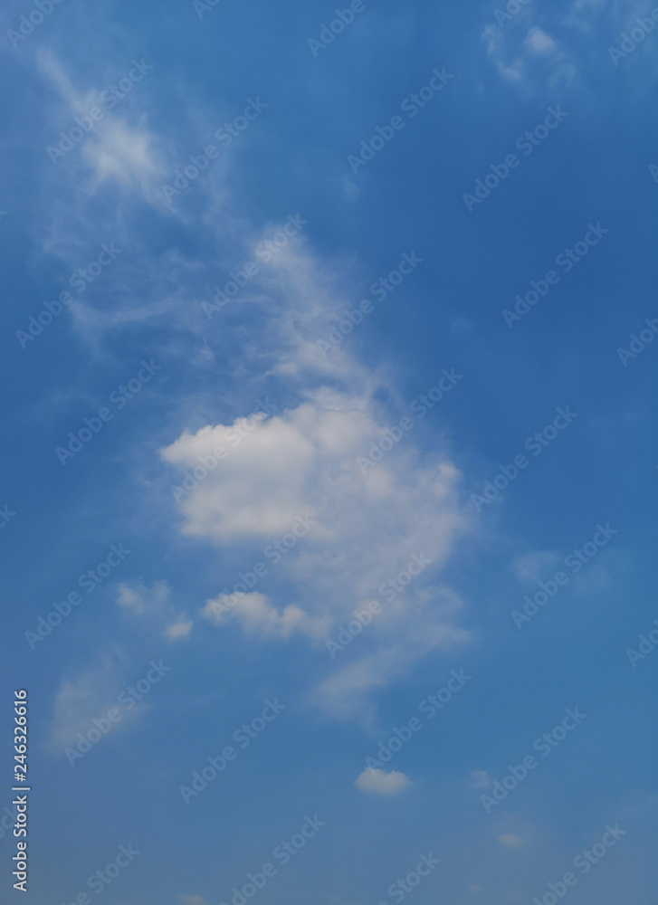 cloud in blue sky cloudy nature background