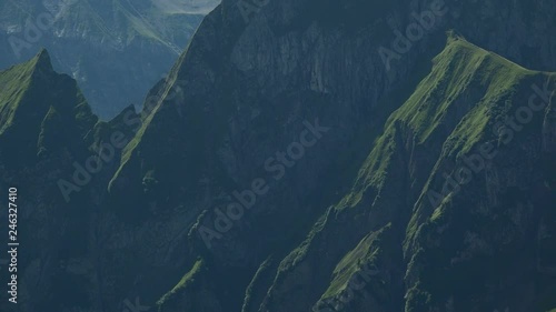 Allgaeu Alps with Hoefats Mountain near Oberstdorf, Allg?u, Swabia, Bavaria, Germany photo