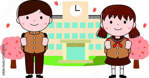 First-year student of the entrance ceremony