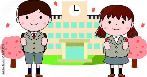 First-year student of the entrance ceremony