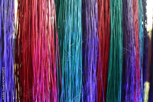 Colorful Tassels for Background