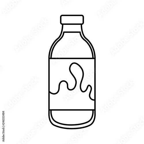 delicious milk bottle icon