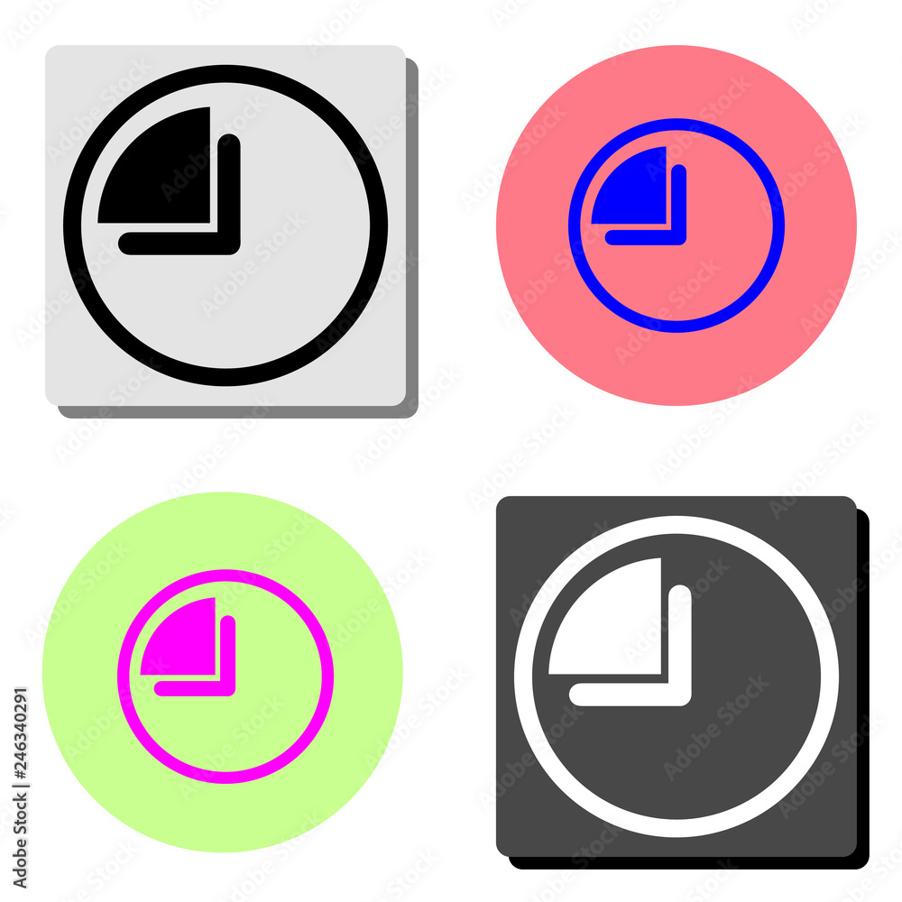 Pie Chart. flat vector icon Pie Chart. flat vector icon