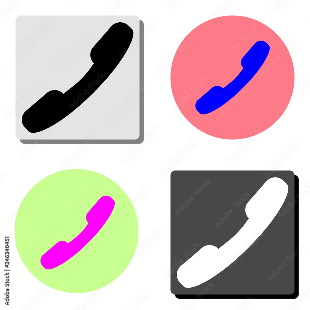 Phone. flat vector icon