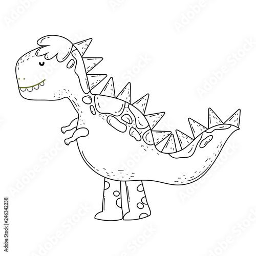 cute tyrannosaurus rex character
