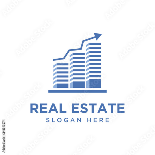 creative logo real estate. building logo template. vector design