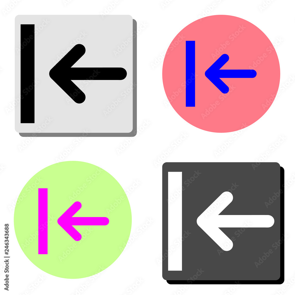 Arrow. flat vector icon Arrow. flat vector icon