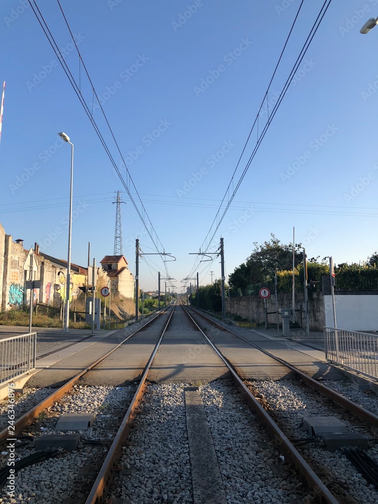 railway station in Porto, Portugal