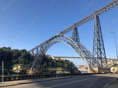 Walking by the river in Porto, Portugal 