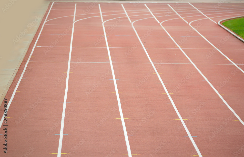 Fototapeta premium running track
