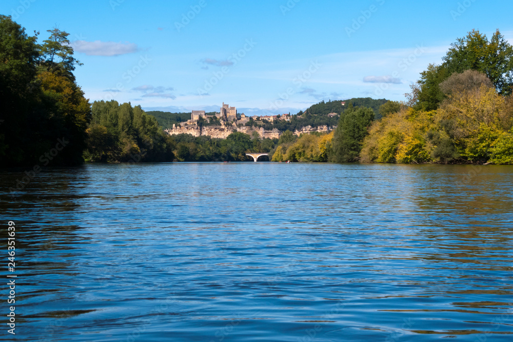 A trip on the Dordogne River near Beynac-et-Cazenac, Dordogne, France