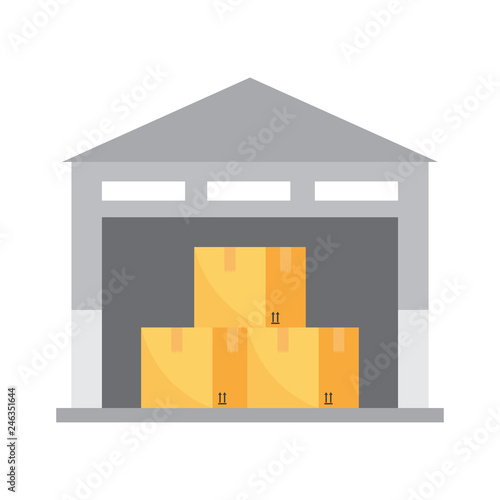 Warehouse Icon. Transportation and delivery