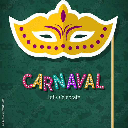 Celebration festive background for Carnaval Festival - Carnaval Party