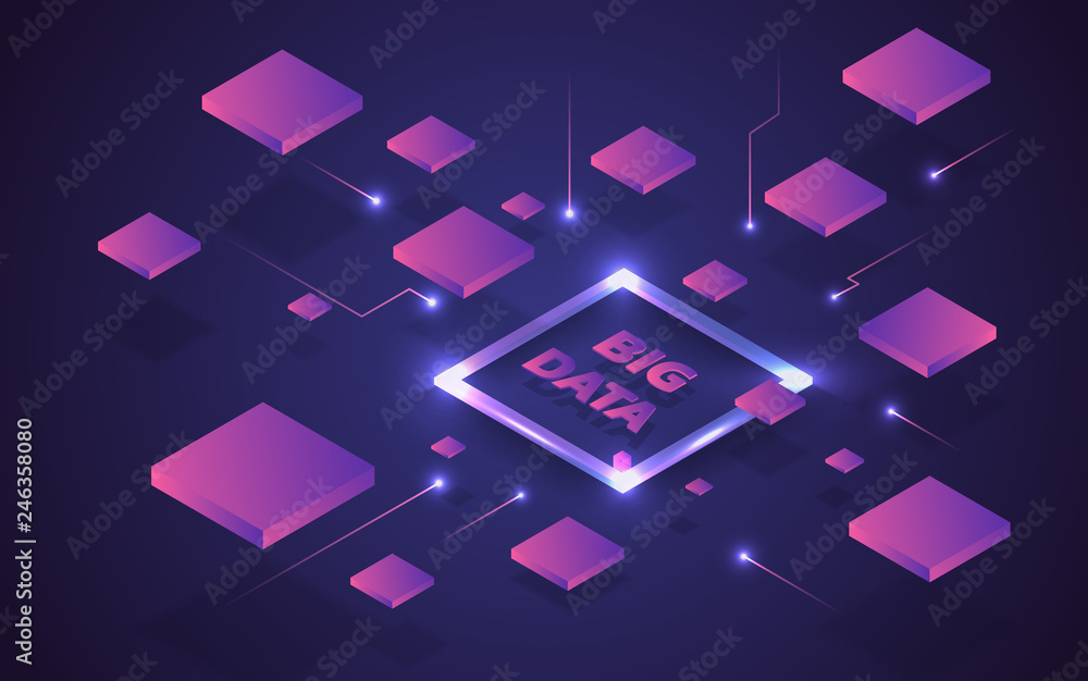 Big data abstract analytics concept futuristic vector background Big data abstract analytics concept futuristic vector background