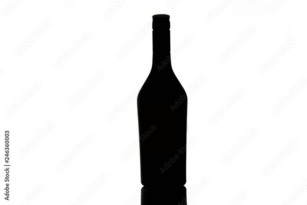 bottle of wine isolated on white background bottle of wine isolated on white background
