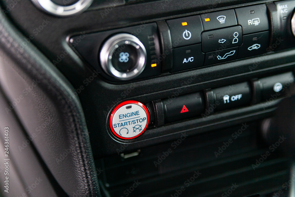 Fototapeta premium Luxury car design elements