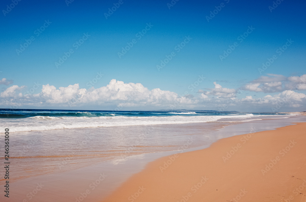 beach at sunset