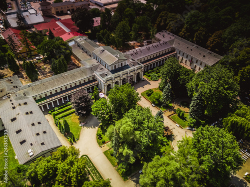Obraz na płótnie Busko Zdrój panorama w salonie