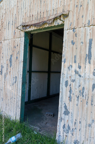 A Old Rusted Storage unit photo