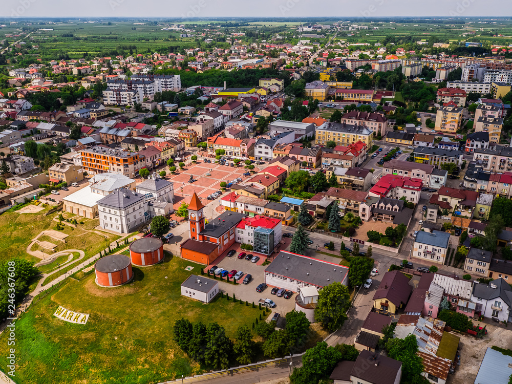 Warka Panorama miasta