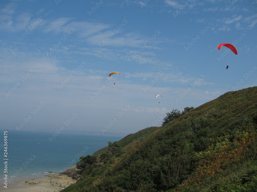 paragliding in Plerin in Brittany paragliding in Plerin in Brittany