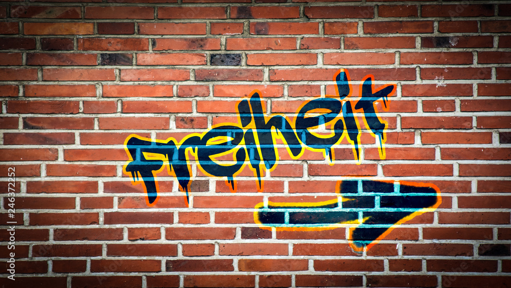 Obraz premium Schild 394 - Freiheit