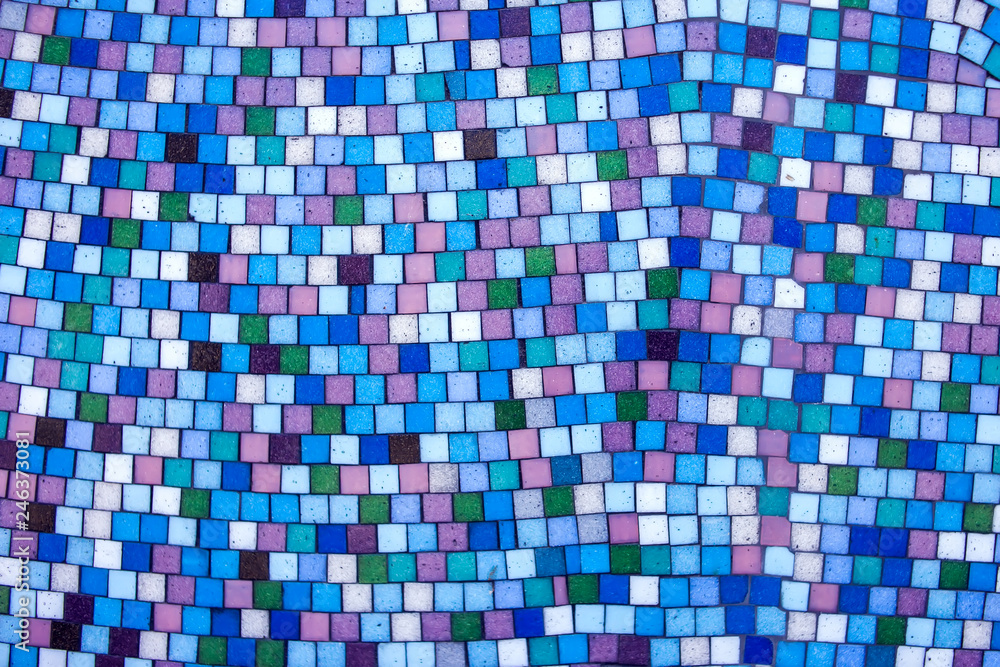 Fototapeta premium Mosaic tiles of Colorful abstract for background.