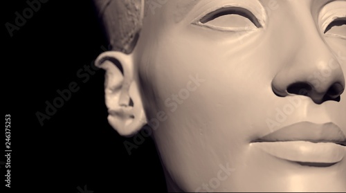 3D scanning of the bust of Neferneferuaten Nefertiti without painting  6 © Negro Elkha