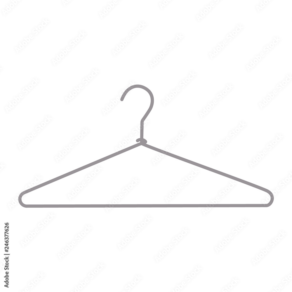 Metal wire hanger, clothes hangers on a white background. Metal wire hanger, clothes hangers on a white background.