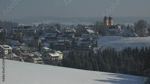 St. Maergen in winter, South Black Forest, Schwarzwald, Baden-Wurttemberg, Germany, Europe photo