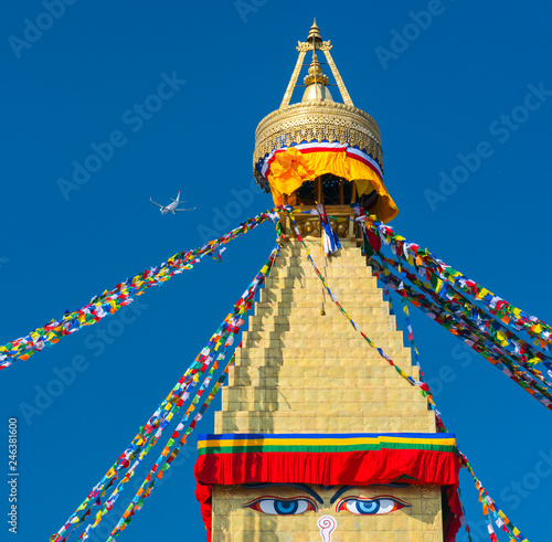 Boudhanath - Bauddhanath Stupa, Kathmandu Valley, Nepal, Asia, Unesco World Heritage Site photo