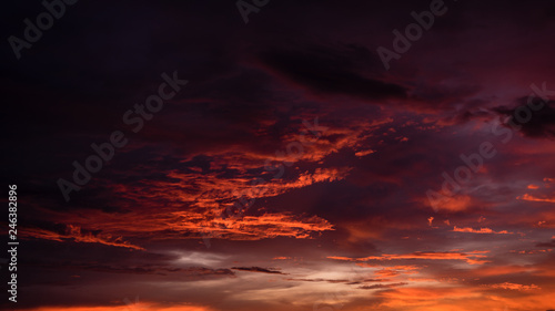  colorful clouds at sunset